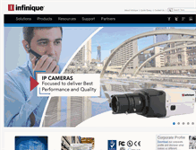 Tablet Screenshot of infinique.com